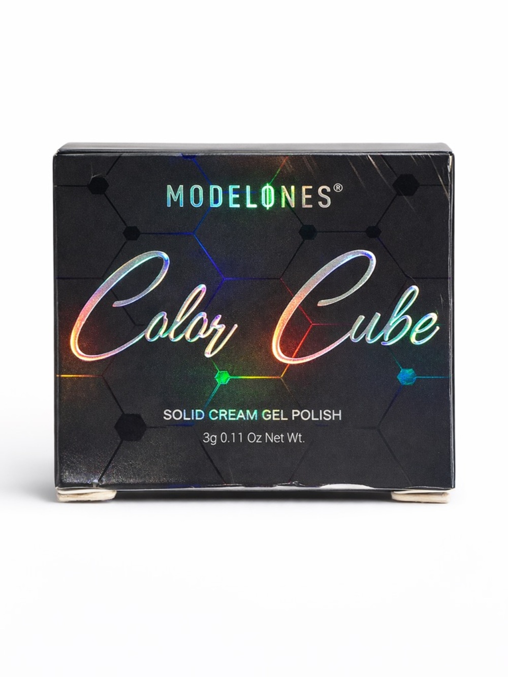Modelones Color Cube Solid Cream Gel Polish Clean White 3g Nail Art UV LED New